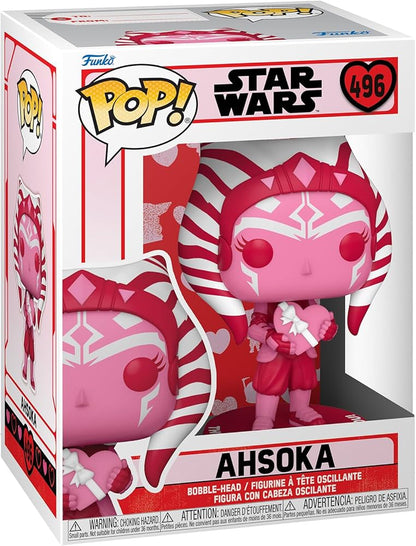 Funko Pop The Mandalorian 496 Ahsoka Valentines Day