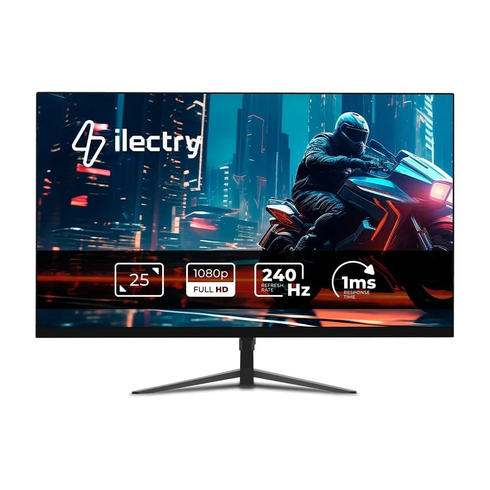 Monitor Gamer ilectry Vision 24524, 25" FHD, 240Hz, 1ms, Preto - IYVISION24524